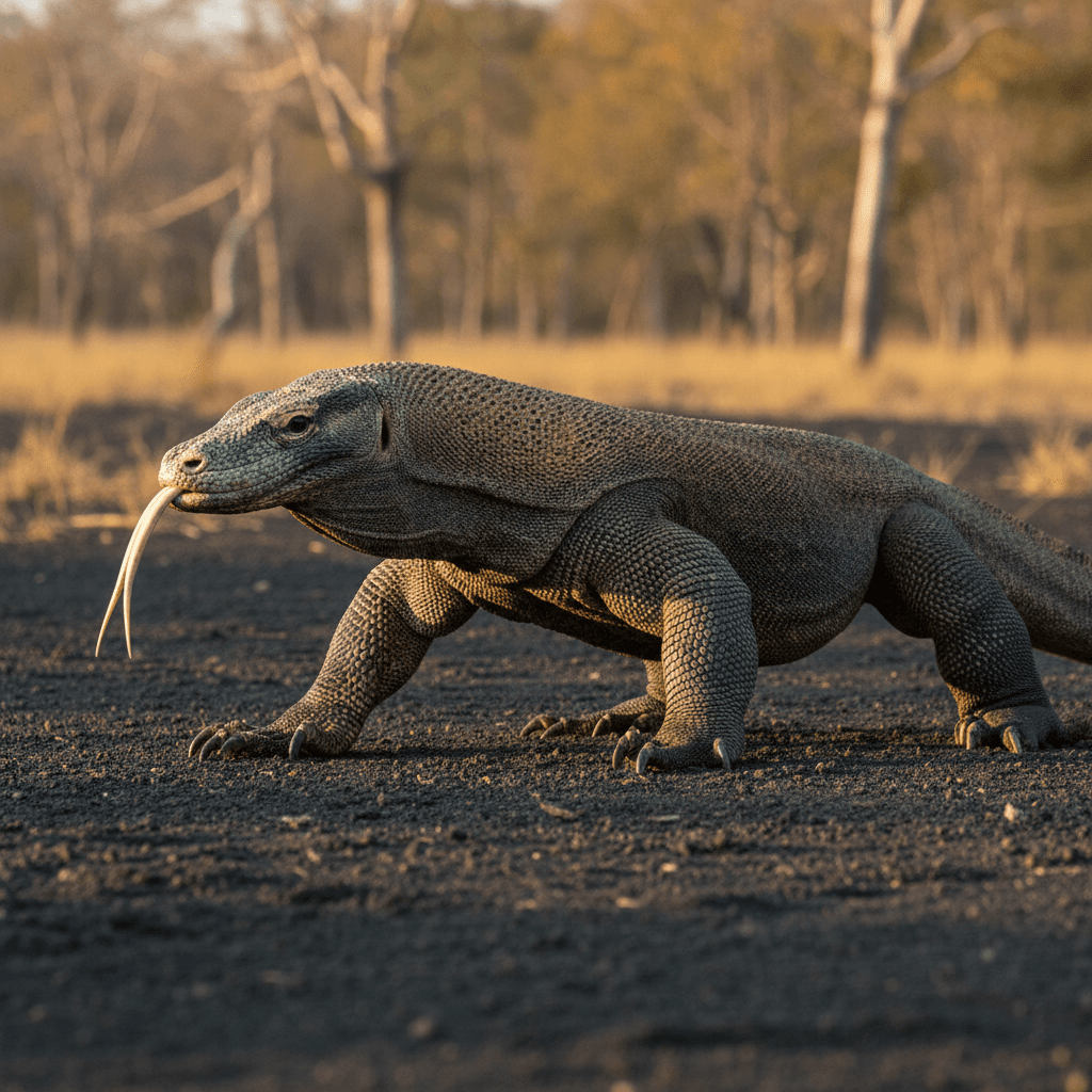 Komodo selvagem